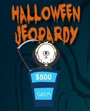 halloween jeopardy poster